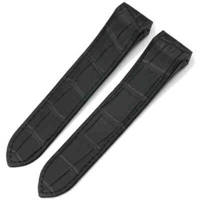 Original Cartier black alligator strap for Santos 100 Original Cartier black alligator strap for Santos 100