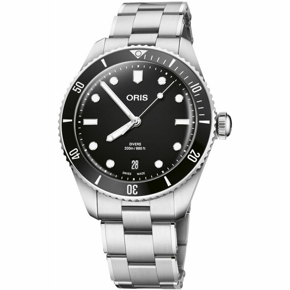 Oris Divers Automatic Watch Black 39mm