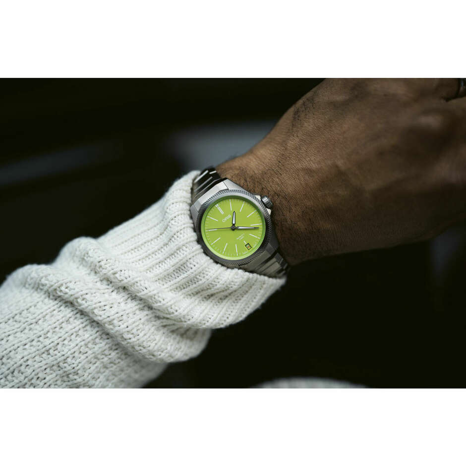 Oris ProPilot X Caliber 400 Kermit edition watch