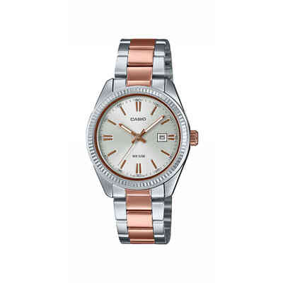 Orologio al Quarzo da Donna Casio Bicolore Orologio al Quarzo da Donna Casio Bicolore