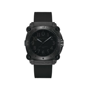 Orologio Automatico BeLowzero Titanium cassa e cinturino nero Orologio Automatico BeLowzero Titanium cassa e cinturino nero