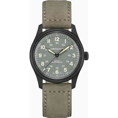 Orologio Automatico da Uomo in Titanio Hamilton Khaki Field Orologio Automatico da Uomo in Titanio Hamilton Khaki Field