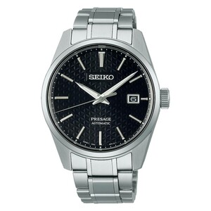 Orologio Automatico in Acciaio Seiko Presage quadrante nero 42mm Orologio Automatico in Acciaio Seiko Presage quadrante nero 42mm