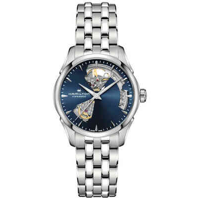 Orologio Automatico JazzmasterOpen Heart Lady quadrante blu Orologio Automatico JazzmasterOpen Heart Lady quadrante blu