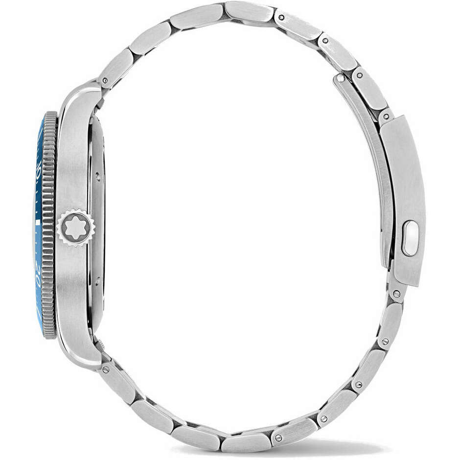 Orologio automatico Montblanc 1858 Ice Sea blu
