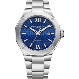 Orologio Baume&Mercier Riviera Automatico blu 42mm acciaio Orologio Baume&Mercier Riviera Automatico blu 42mm acciaio