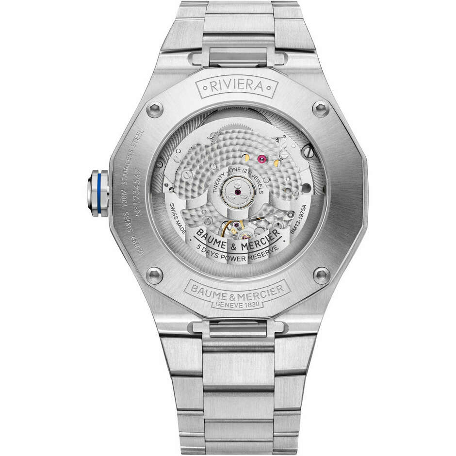 Orologio Baume&Mercier Riviera Baumatic Blu