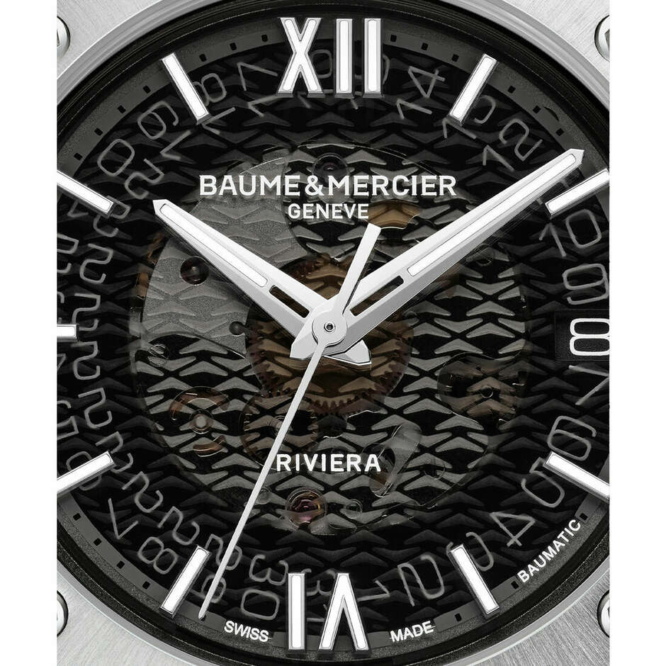 Orologio Baume&Mercier Riviera Baumatic Nero 39mm