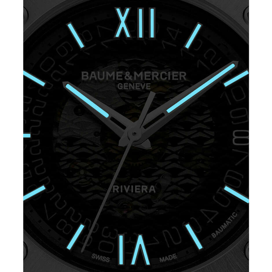 Orologio Baume&Mercier Riviera Baumatic Nero 39mm
