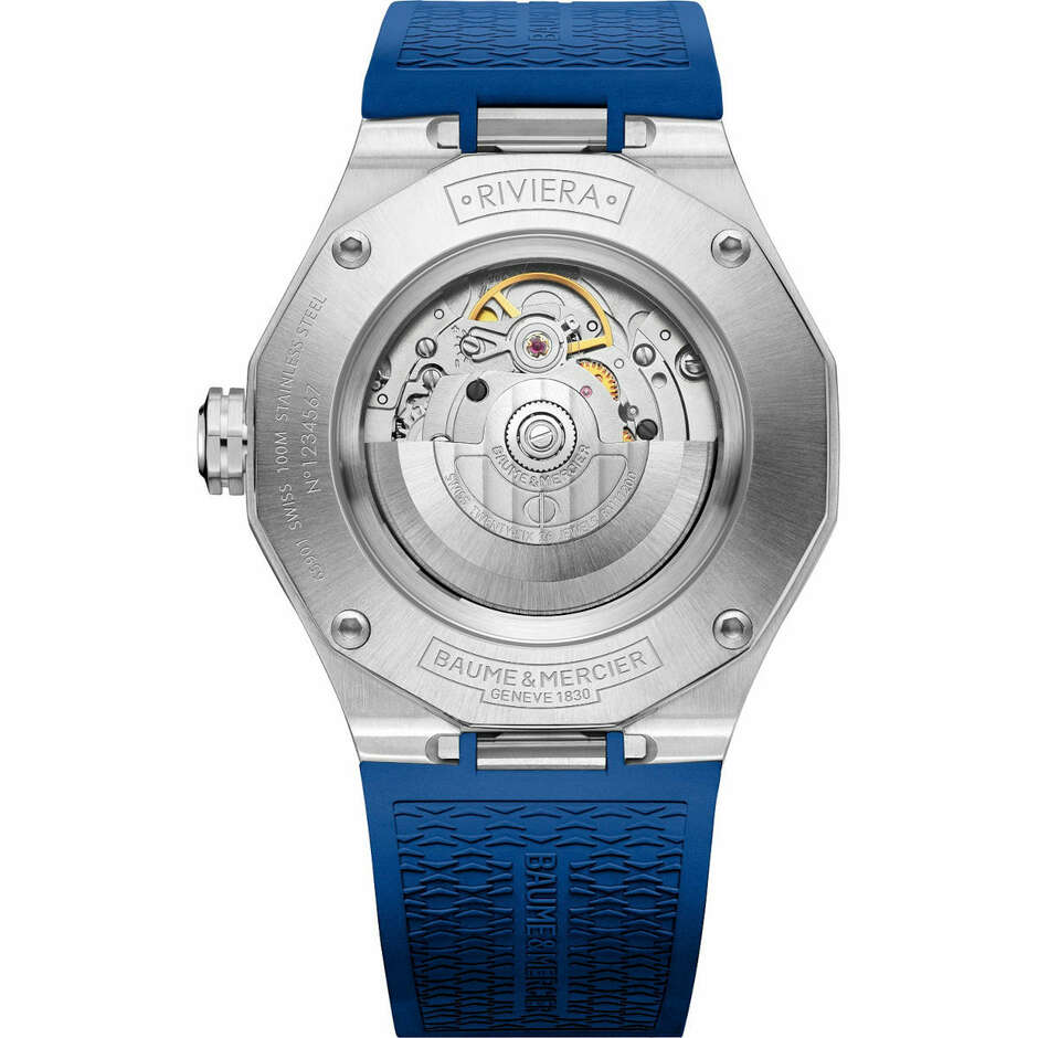 Orologio Baume&Mercier Riviera blu caucciù  42mm