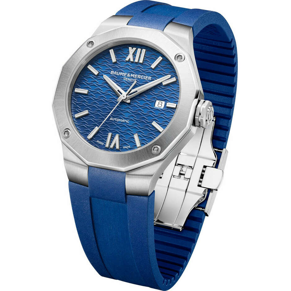 Orologio Baume&Mercier Riviera blu caucciù  42mm