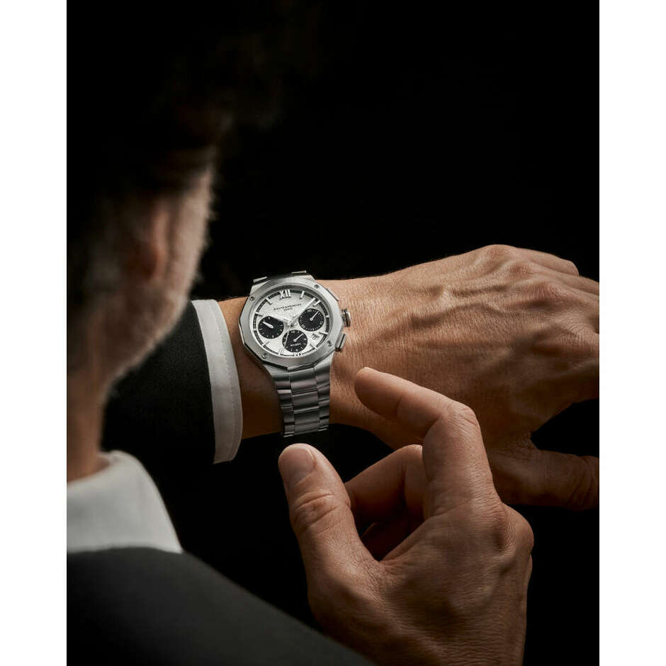 Orologio Baume&Mercier Riviera cronografo panda