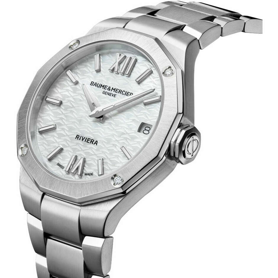 Orologio Baume&Mercier Riviera in madreperla e brillanti