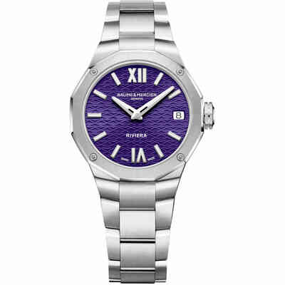 Orologio Baume&Mercier Riviera Viola 33mm Orologio Baume&Mercier Riviera Viola 33mm