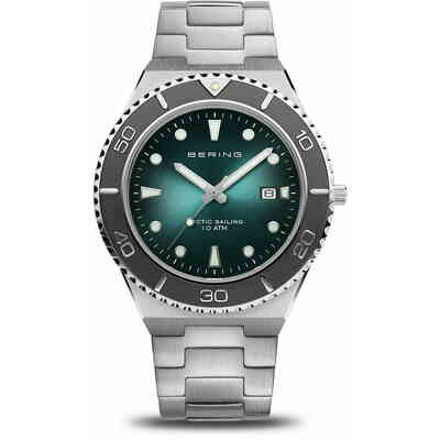 Orologio Bering da uomo subacqueo verde Orologio Bering da uomo subacqueo verde