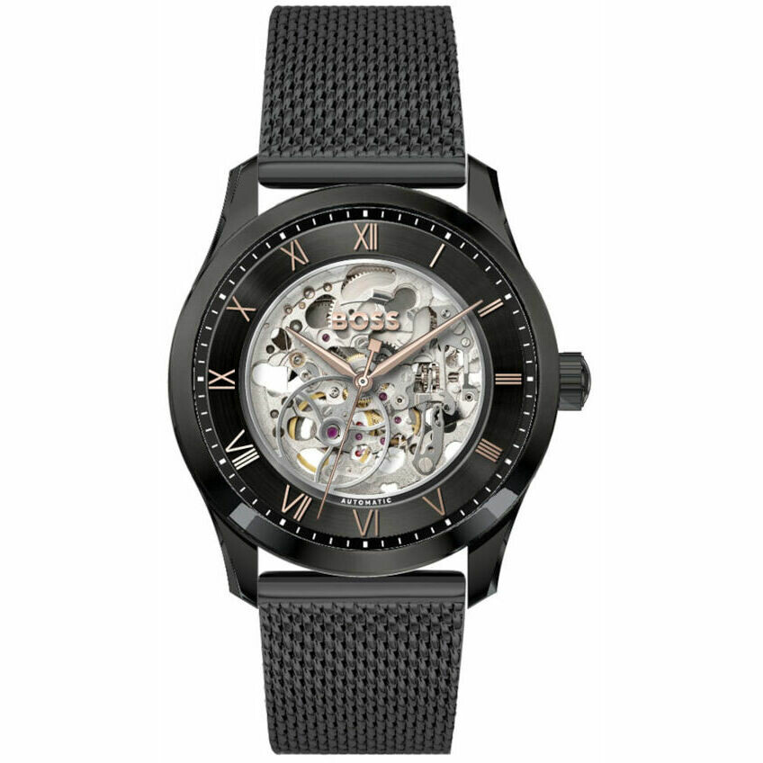 Orologio Boss automatico scheletrato