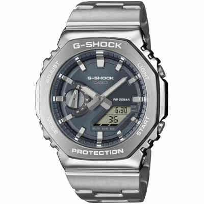 Orologio Casio G-Shock in acciaio quadrante grigio