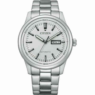 Orologio Citizen automatico da Uomo in Acciaio quadrante bianco Orologio Citizen automatico da Uomo in Acciaio quadrante bianco