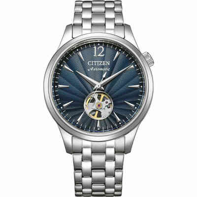 Orologio Citizen automatico in acciaio quadrante blu Orologio Citizen automatico in acciaio quadrante blu