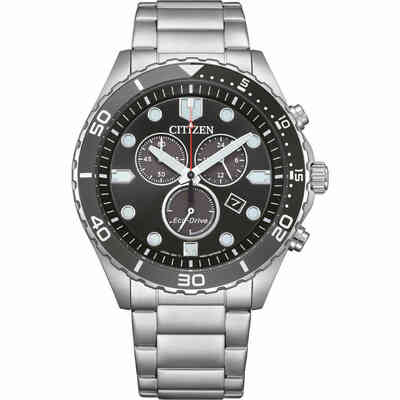 Orologio Citizen Sport cronografo eco drive quadrante nero Orologio Citizen Sport cronografo eco drive quadrante nero