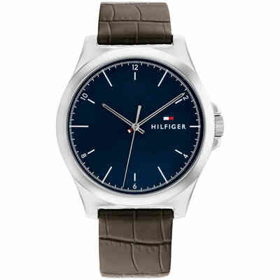 Orologio da uomo Tommy Hilfinger al quarzo quadrante blu Orologio da uomo Tommy Hilfinger al quarzo quadrante blu