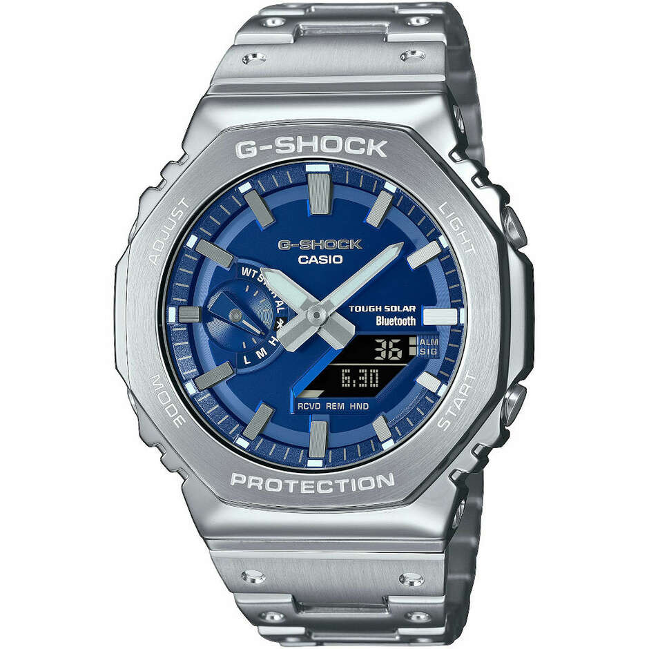 Orologio G-Shock Bluetooth Blu in acciaio