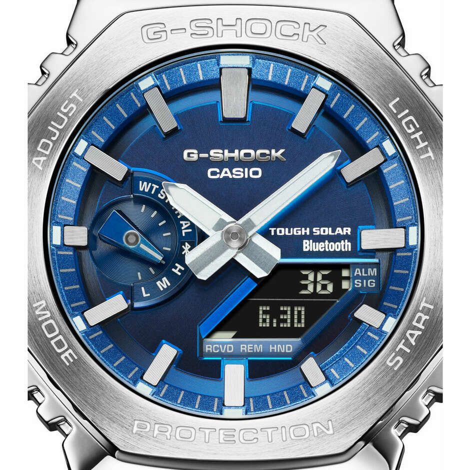 Orologio G-Shock Bluetooth Blu in acciaio