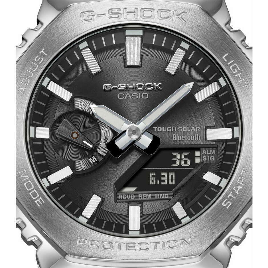 Orologio G-Shock Bluetooth Grigio in acciaio