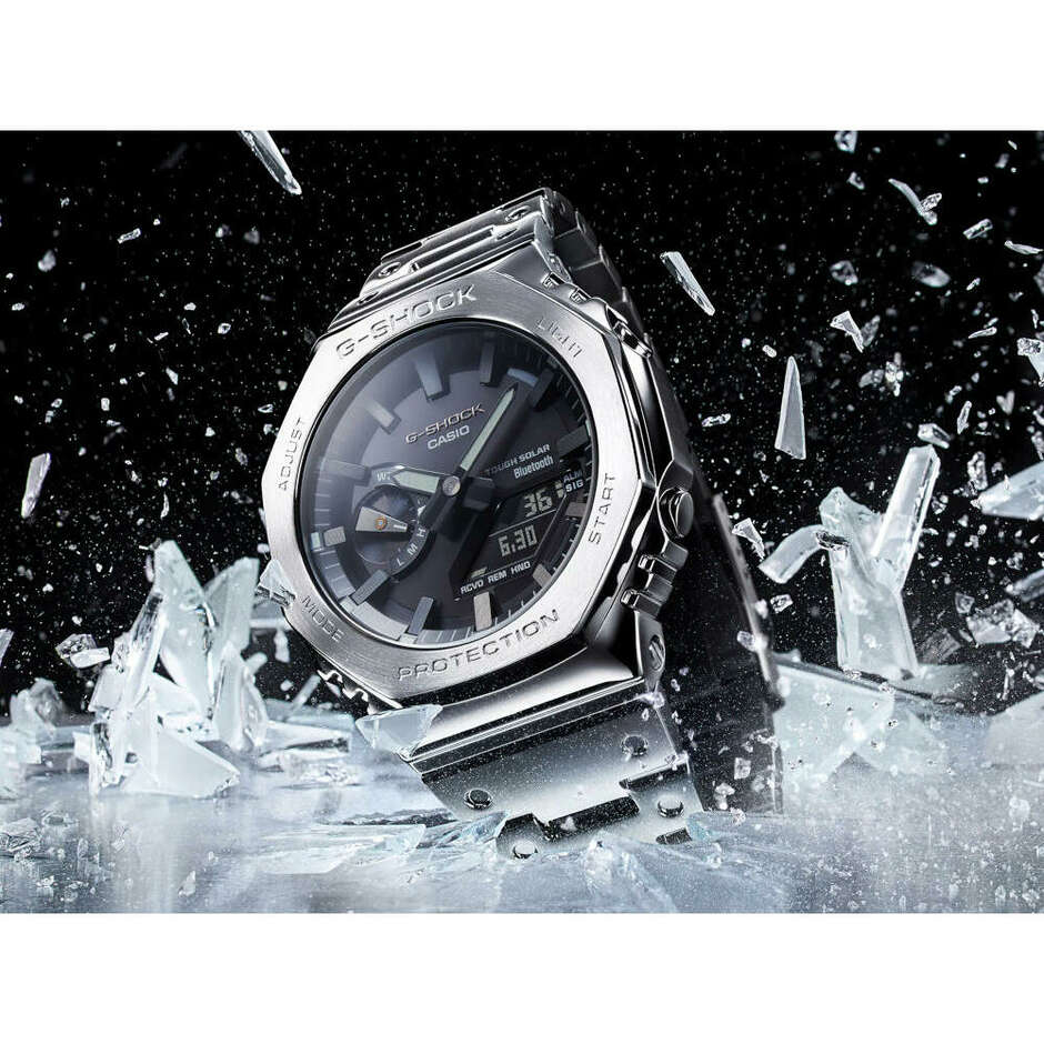 Orologio G-Shock Bluetooth Nero in acciaio