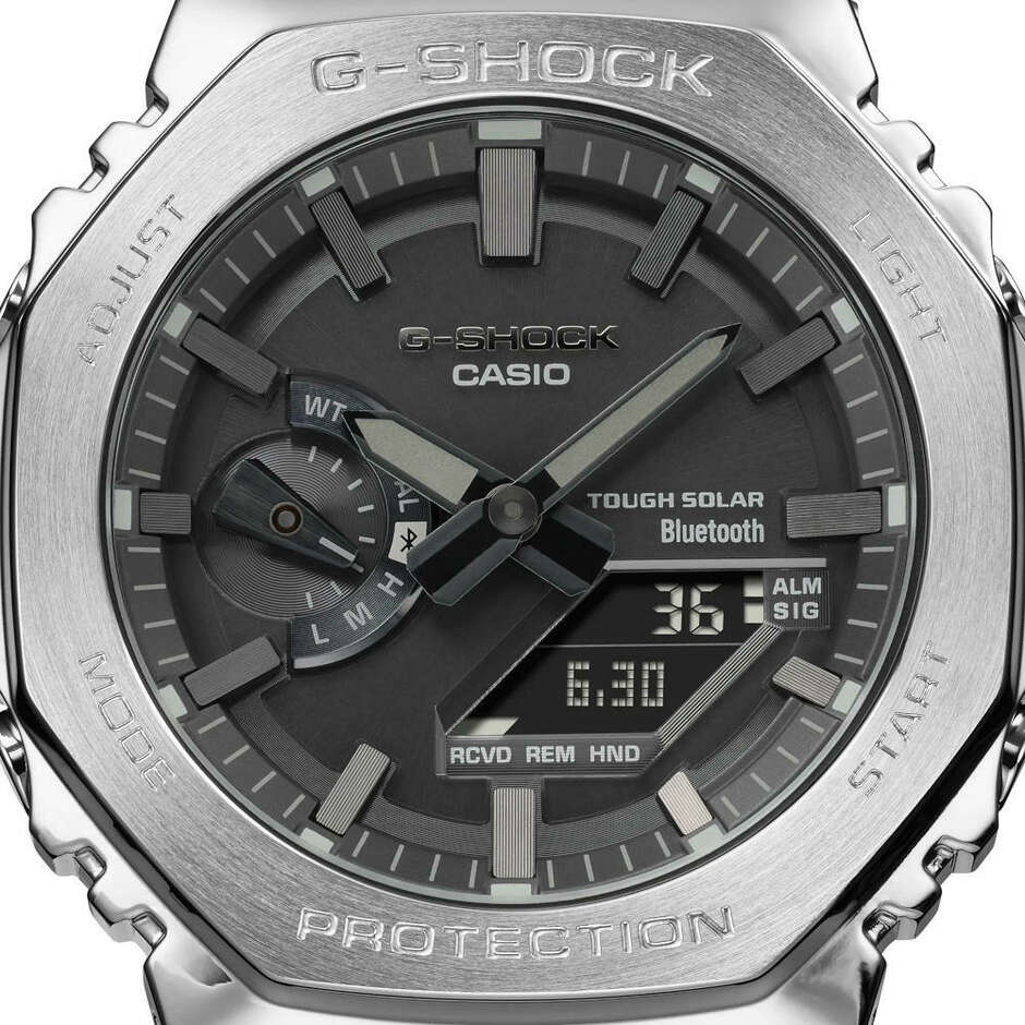 Orologio G-Shock Bluetooth Nero in acciaio
