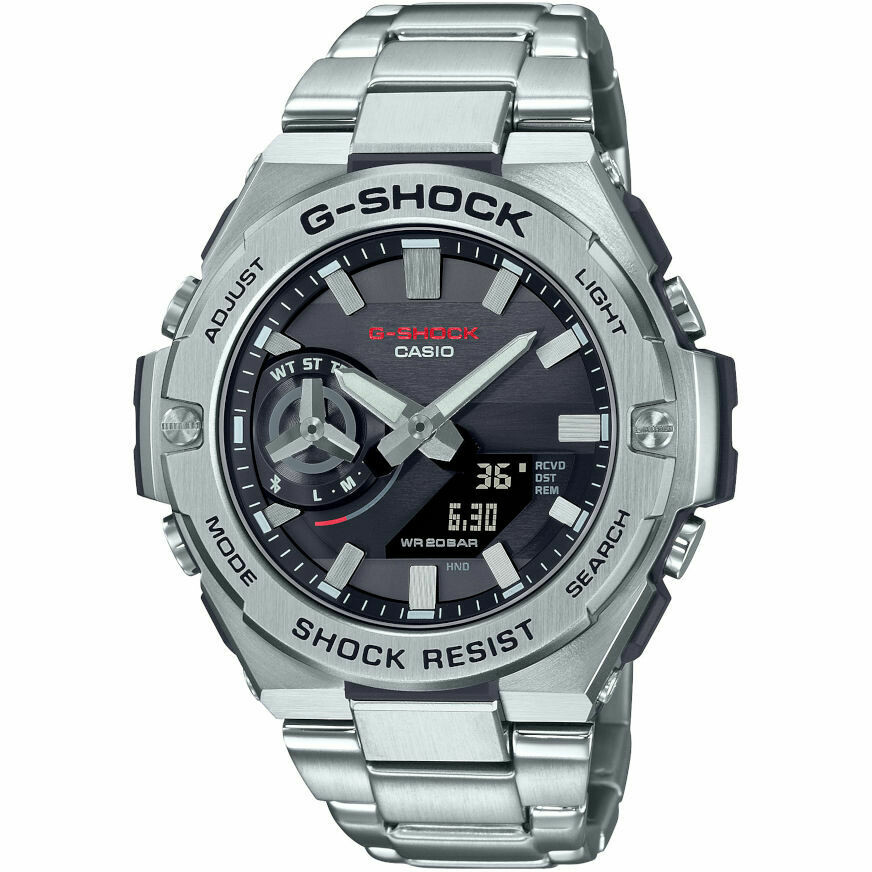Orologio G-Shock resistente agli urti in acciaio multifunzione