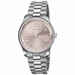 Orologio Gucci G-Timeless al quarzo in acciaio quadrante rosa e 2 diamanti Rosa