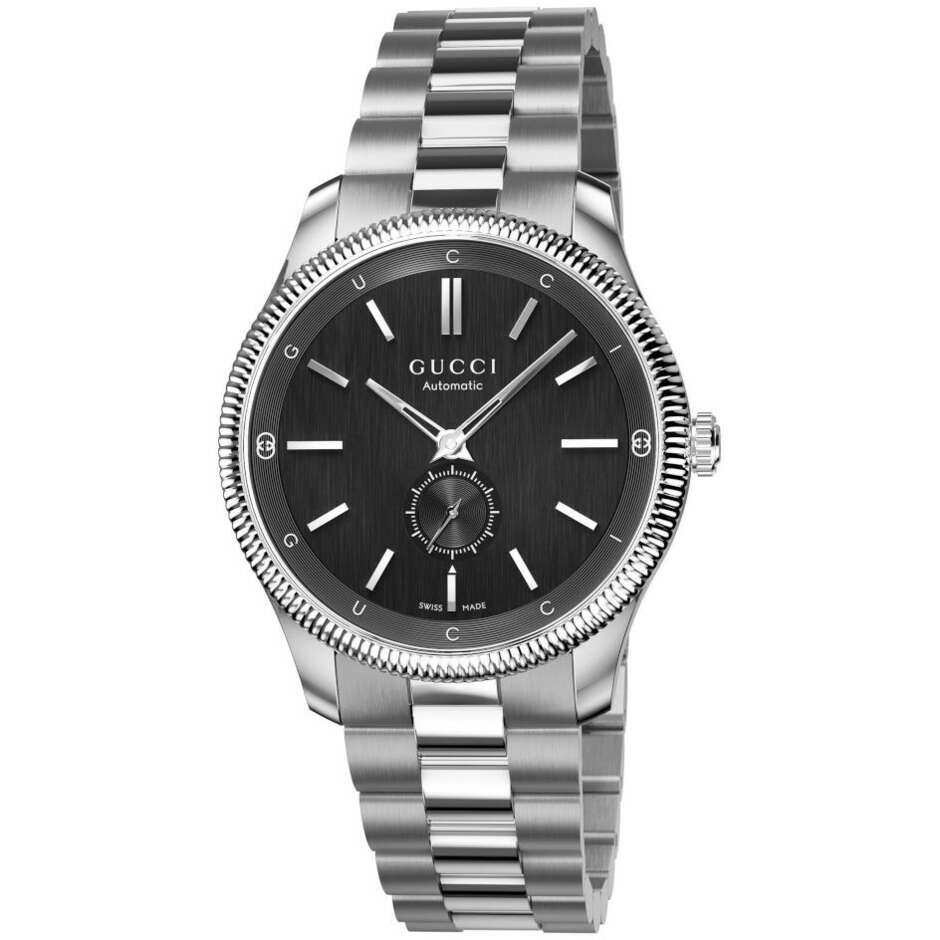 Orologio Gucci G Timeless quadrante nero Franco Cuomo Gioielli