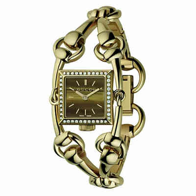 Orologio Gucci Horsebit in oro giallo e diamanti Orologio Gucci Horsebit in oro giallo e diamanti