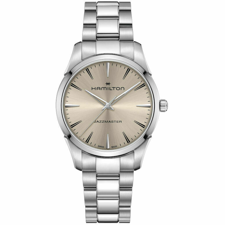 Orologio Hamilton al quarzo da uomo Beige 40 mm