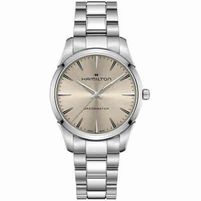 Orologio Hamilton al quarzo da uomo Beige 40 mm