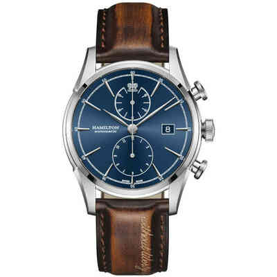 Orologio Hamilton American Classic Spirit of Liberty Crono Blu Orologio Hamilton American Classic Spirit of Liberty Crono Blu