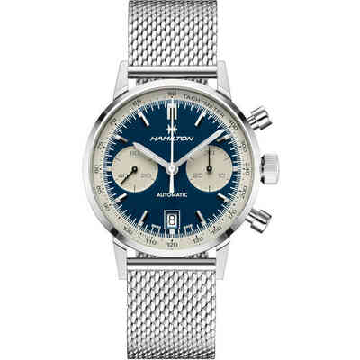Orologio Hamilton Intra-Matic Blu cronografo Orologio Hamilton Intra-Matic Blu cronografo