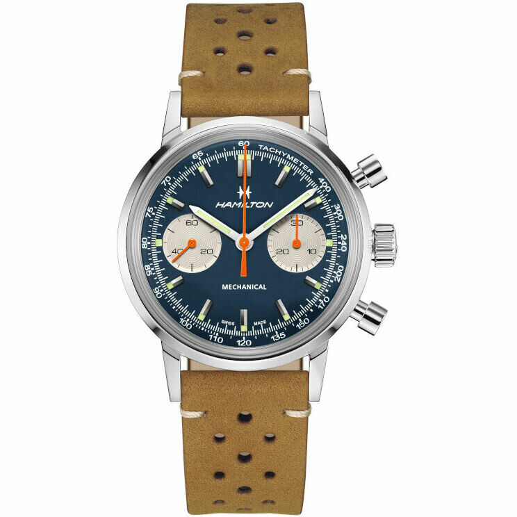 Orologio Hamilton Intra-Matic Cronografo Blu