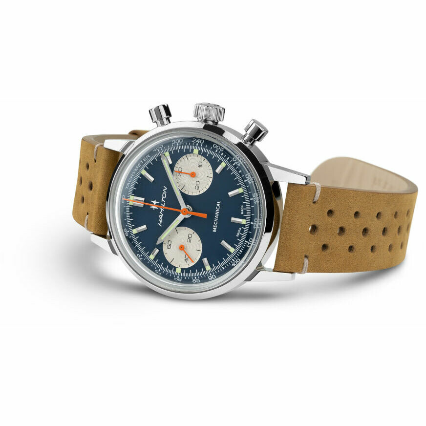 Orologio Hamilton Intra-Matic Cronografo Blu