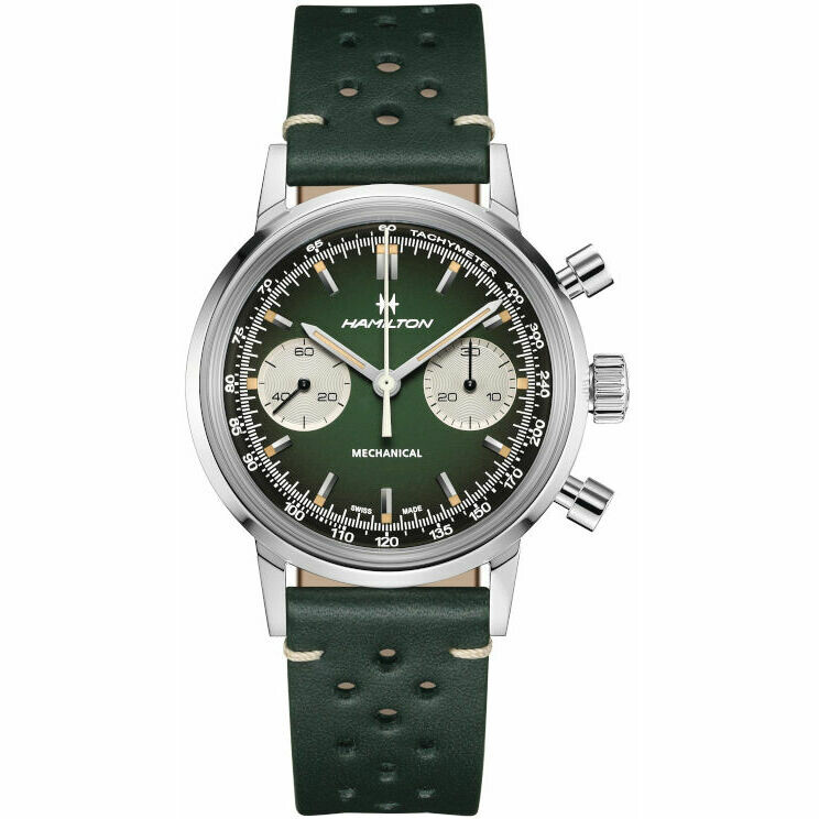 Orologio Hamilton Intra-Matic Cronografo Verde