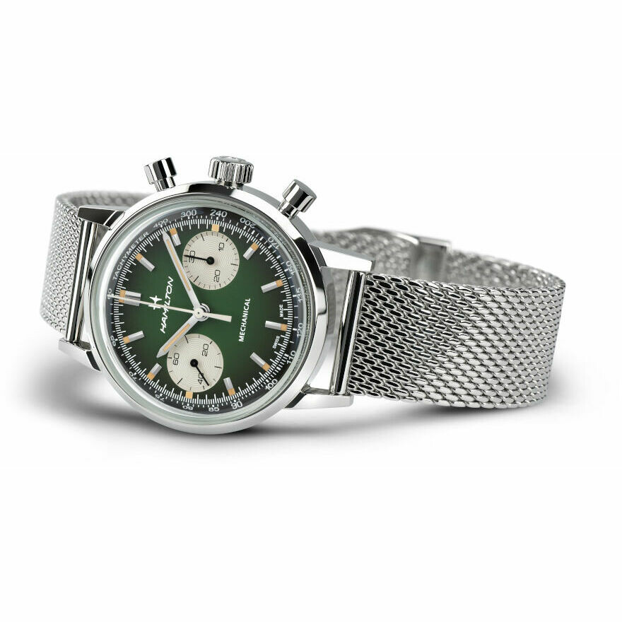 Orologio Hamilton Intra-Matic Cronografo Verde