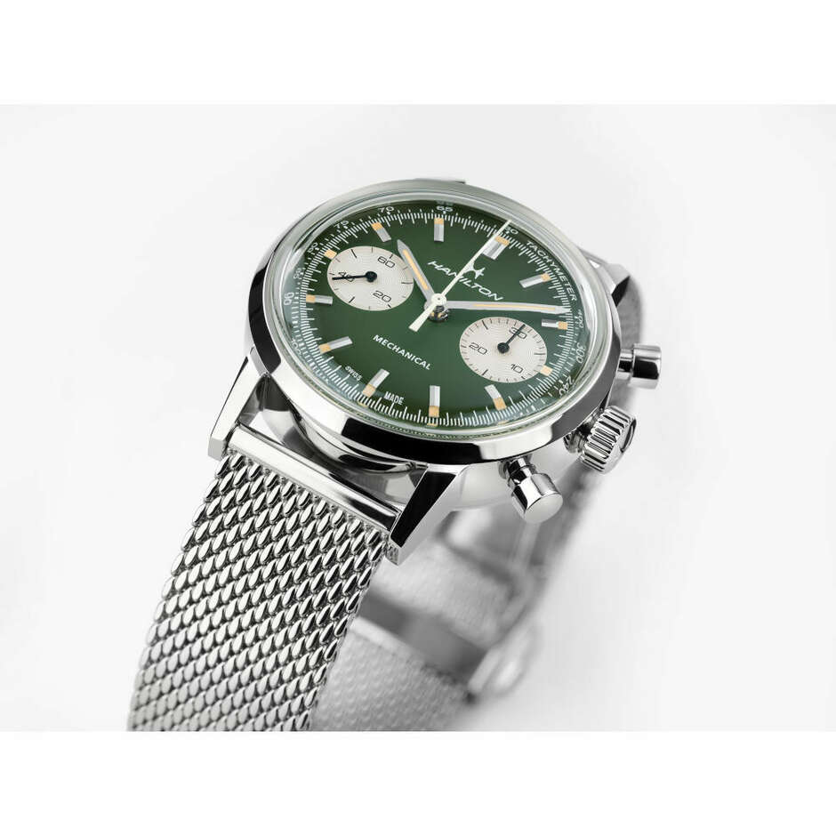 Orologio Hamilton Intra-Matic Cronografo Verde
