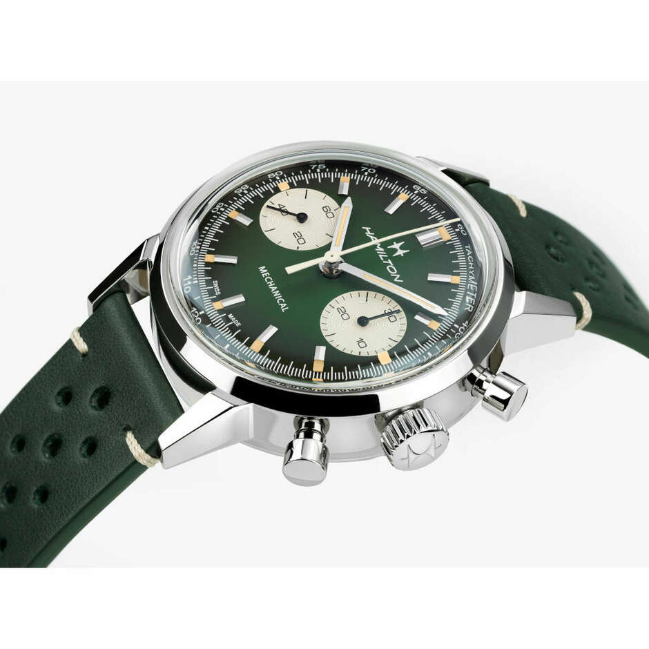 Orologio Hamilton Intra-Matic Cronografo Verde