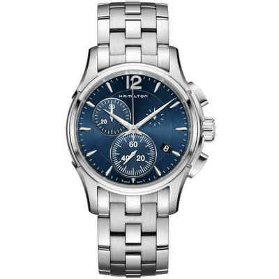 Orologio Hamilton Jazzmaster Cronografo al Quarzo Blu