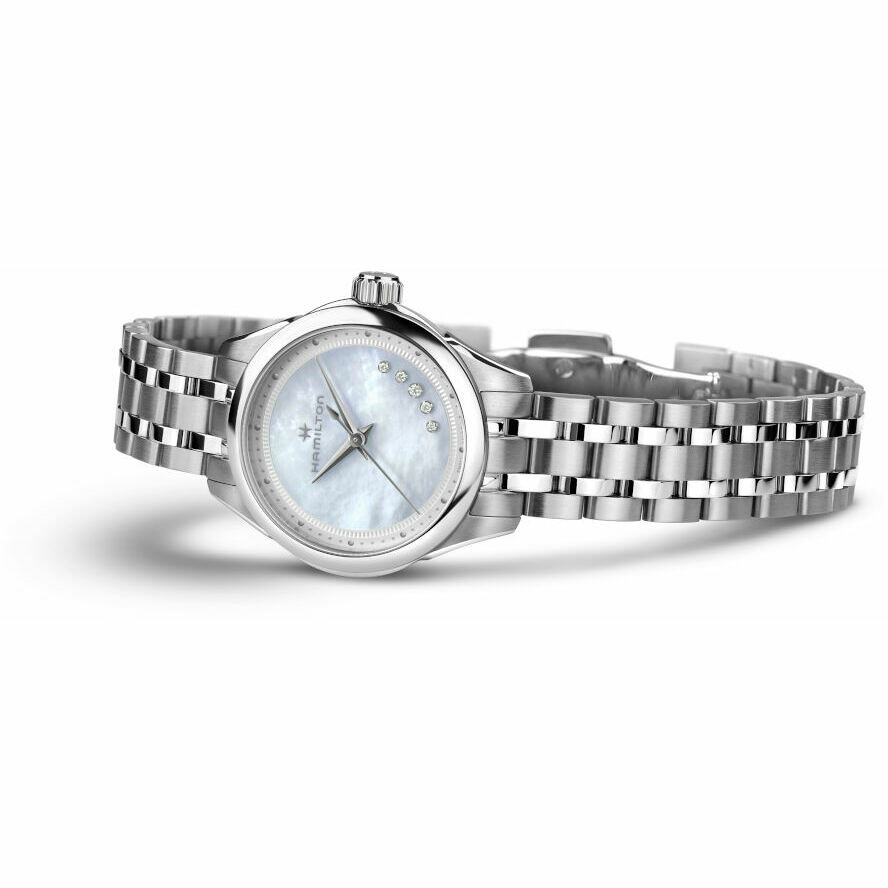 Orologio Hamilton Jazzmaster donna al quarzo madreperla e diamanti