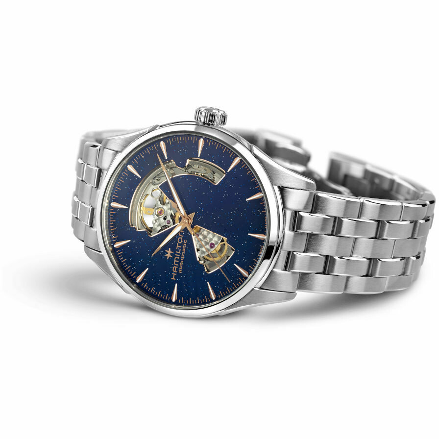 Orologio Hamilton JazzMaster Open Hearth Blu Notte