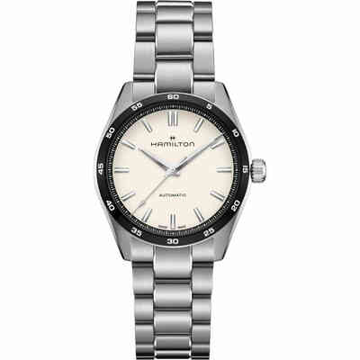 Orologio Hamilton Jazzmaster Performer quadrante bianco 38mm Orologio Hamilton Jazzmaster Performer quadrante bianco 38mm