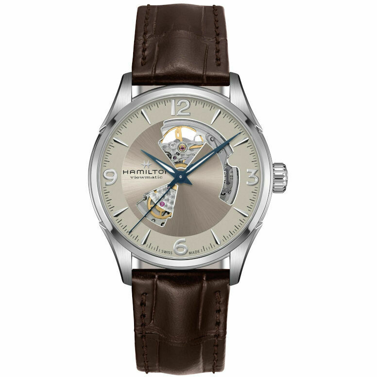 Orologio Hamilton Jazzmaster Scheletrato Beige