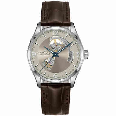 Orologio Hamilton Jazzmaster Scheletrato Beige